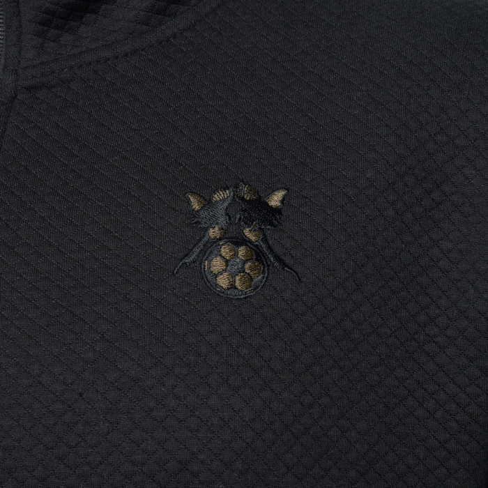NOTTS Textured Quarter Zip Jumper