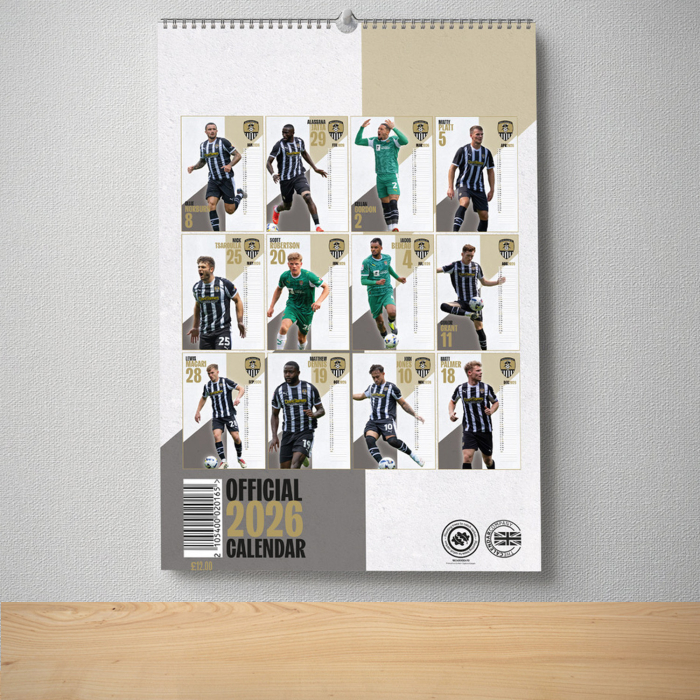 NOTTS Official 2026 Calendar