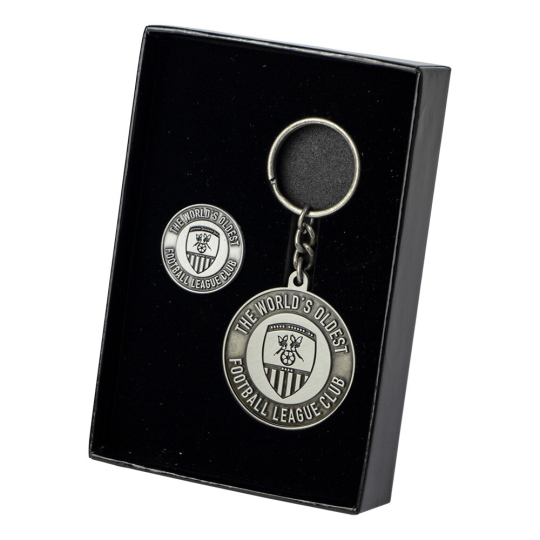 NOTTS Badge And Keyring Set