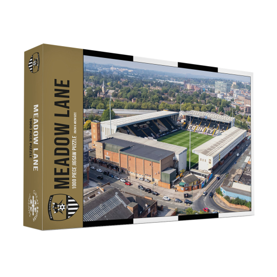 Fanion NOTTS COUNTY (Angleterre) – 9x11cm, Club Anglais Vintage