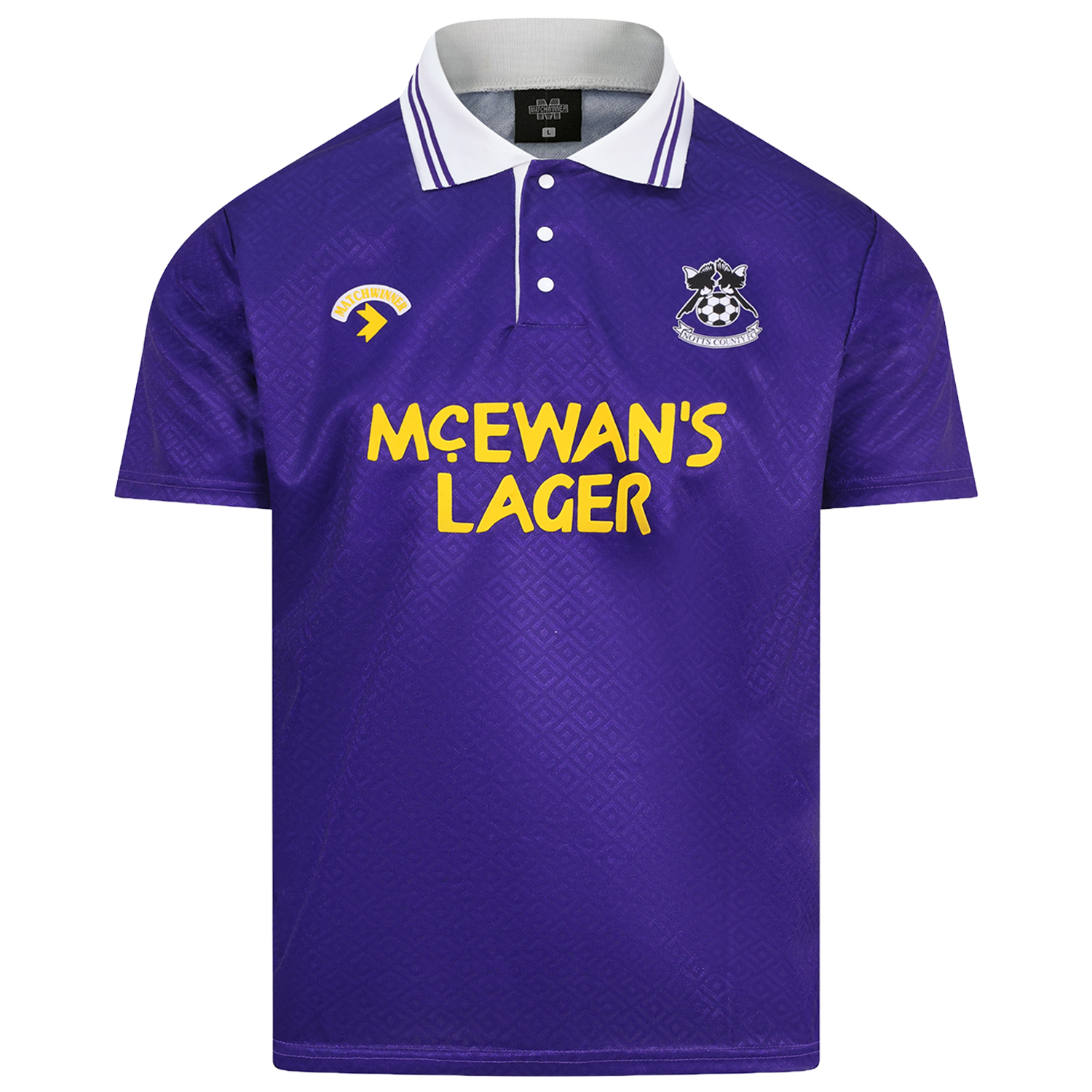 canterbury ラガーシャツ M 紫 REFEREE NOTTS 1991-93 Away Shirt Reissue