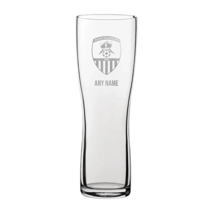 NOTTS Personalised Aspen Pint Glass