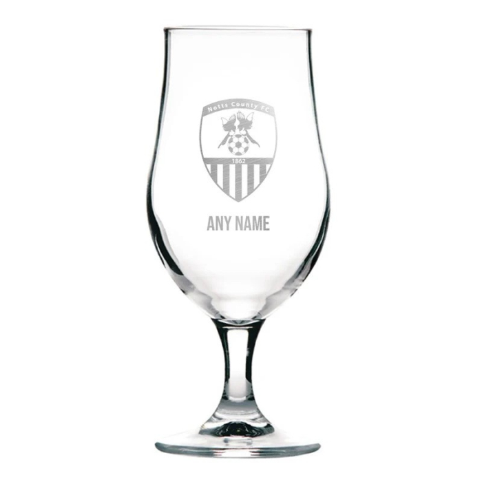 NOTTS Personalised Stemmed Beer Glass