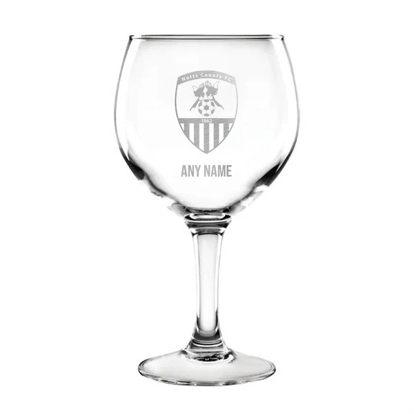 NOTTS Personalised Gin Glass