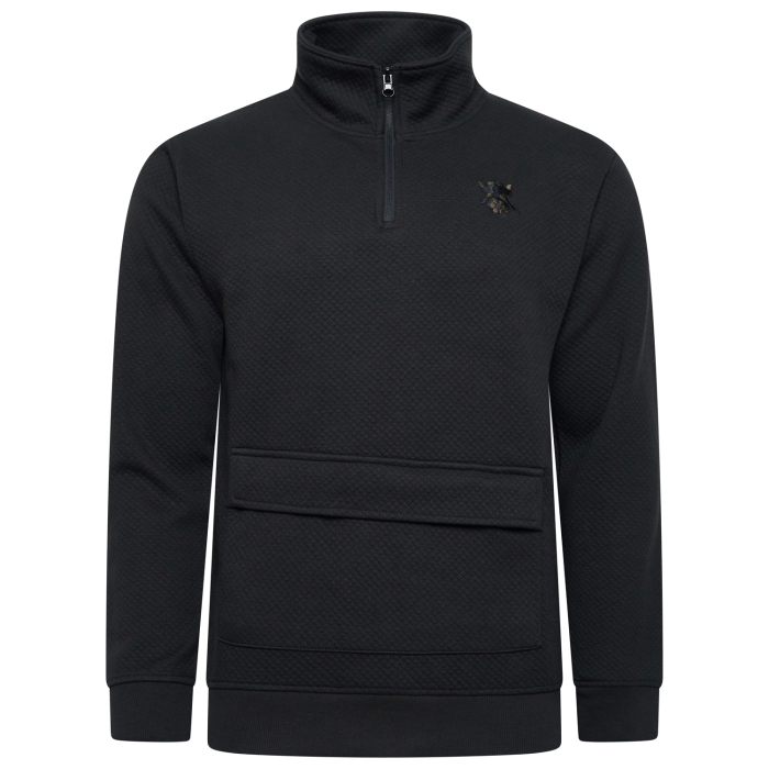 NOTTS Textured Quarter Zip Jumper