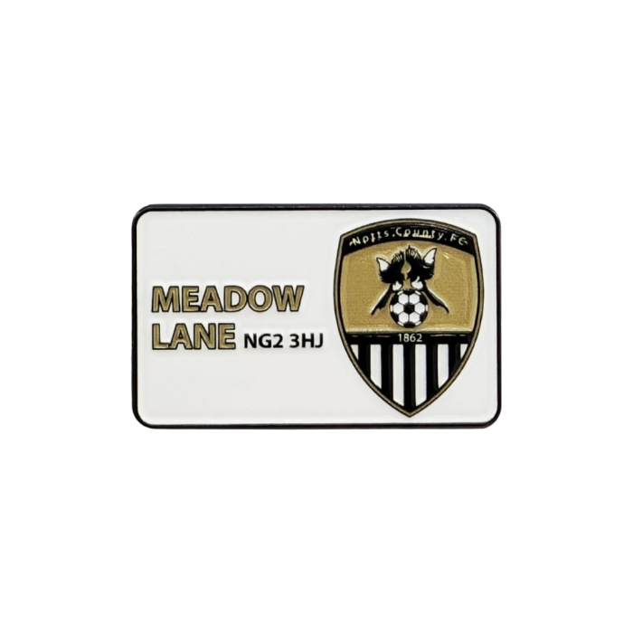 NOTTS Meadow Lane Pin Badge